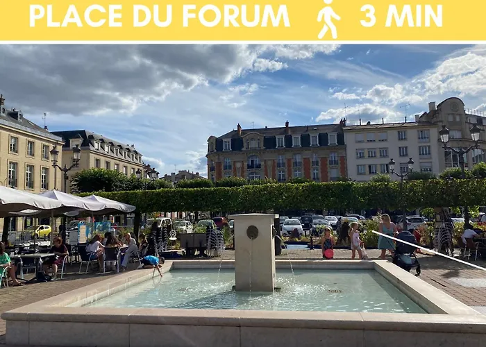 Le Forum - Hyper Centre - Parking Apartment Reims